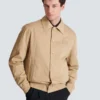 Cotton canvas bomber jacket Cotton canvas bomber jacket