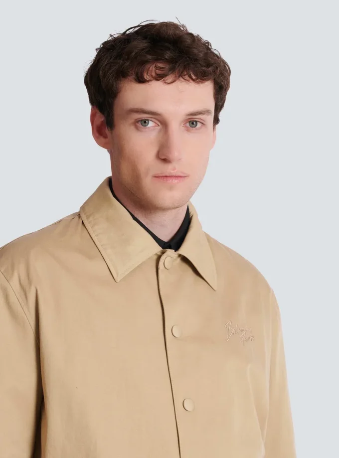 Cotton canvas bomber jacket Cotton canvas bomber jacket