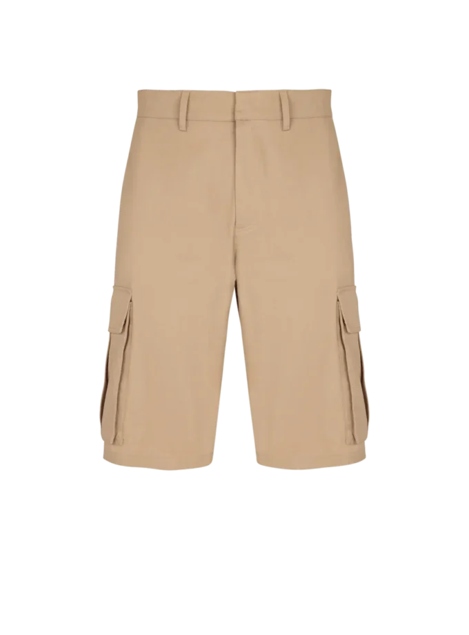 Cotton canvas cargo Bermuda shorts Cotton canvas cargo Bermuda shorts