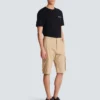 Cotton canvas cargo Bermuda shorts Cotton canvas cargo Bermuda shorts