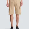 Cotton canvas cargo Bermuda shorts Cotton canvas cargo Bermuda shorts