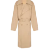 Cotton canvas trench coat Cotton canvas trench coat