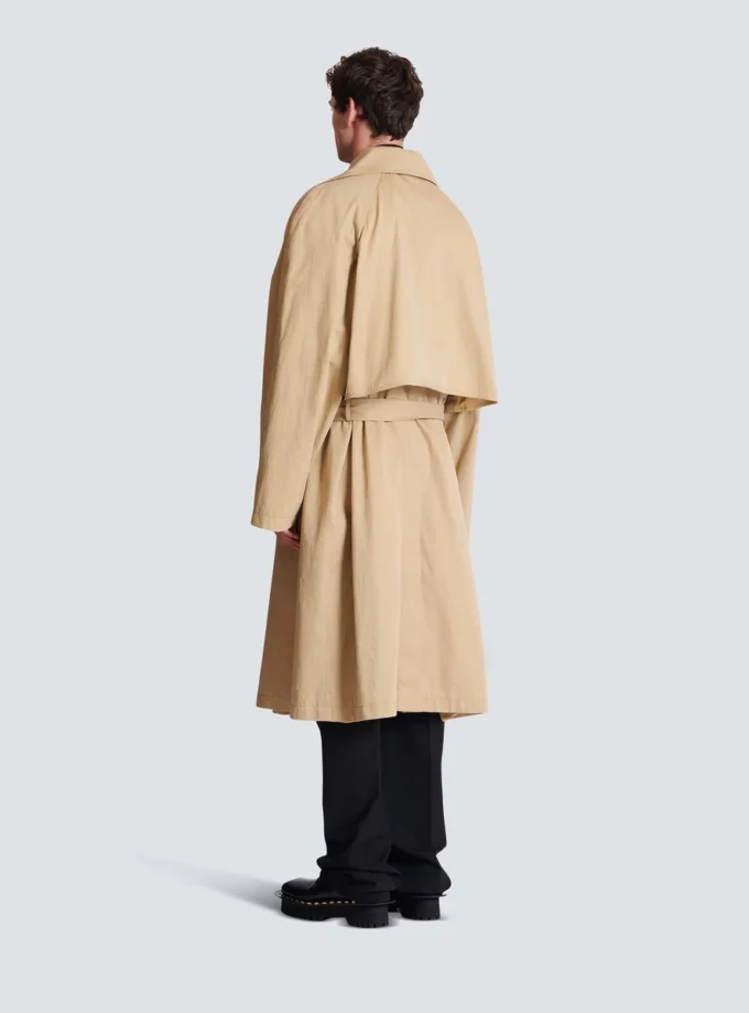 Cotton canvas trench coat Cotton canvas trench coat