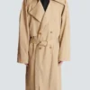 Cotton canvas trench coat Cotton canvas trench coat