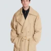 Cotton canvas trench coat Cotton canvas trench coat