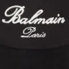 Cotton cap with Balmain Signature embroidery Cotton cap with Balmain Signature embroidery