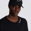 Cotton cap with Balmain Signature embroidery Cotton cap with Balmain Signature embroidery