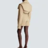 Cotton gabardine shorts with belt Cotton gabardine shorts with belt