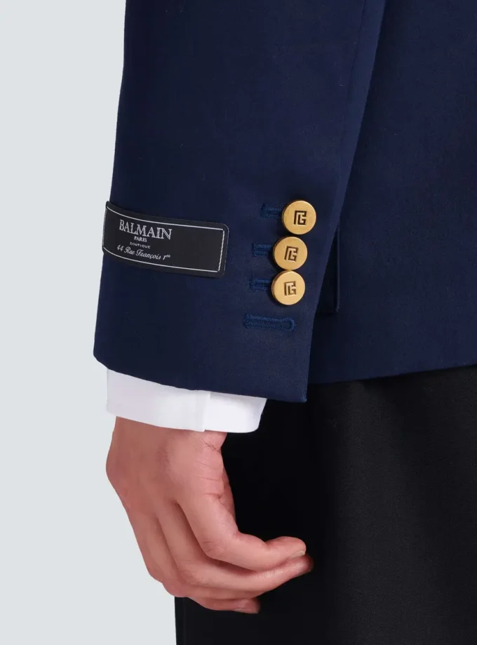 Cotton twill 2-buttons jacket Cotton twill 2-buttons jacket
