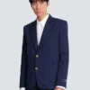 Cotton twill 2-buttons jacket Cotton twill 2-buttons jacket