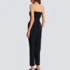 Crepe bustier bodysuit with belt detail Crepe bustier bodysuit with belt detail