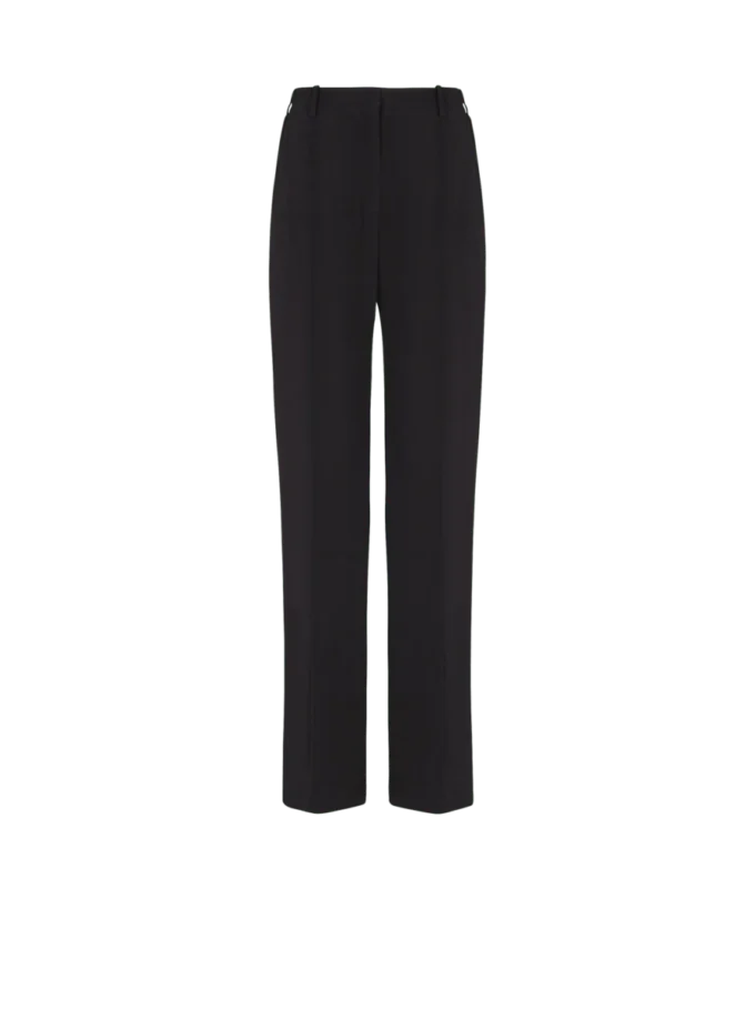 Crepe straight-leg tailored trousers Crepe straight-leg tailored trousers