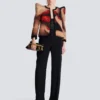 Crepe straight-leg tailored trousers Crepe straight-leg tailored trousers