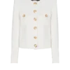 Cropped cotton canvas jacket