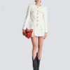 Cropped cotton canvas jacket