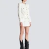 Cropped cotton canvas jacket