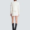 Cropped cotton canvas jacket