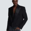 Cropped double crepe jacket Cropped double crepe jacket