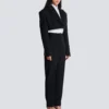 Cropped grain de poudre jacket