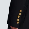 Cropped grain de poudre jacket
