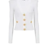 Cropped knit cardigan Cropped knit cardigan