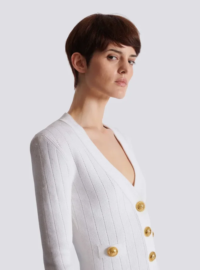 Cropped knit cardigan Cropped knit cardigan