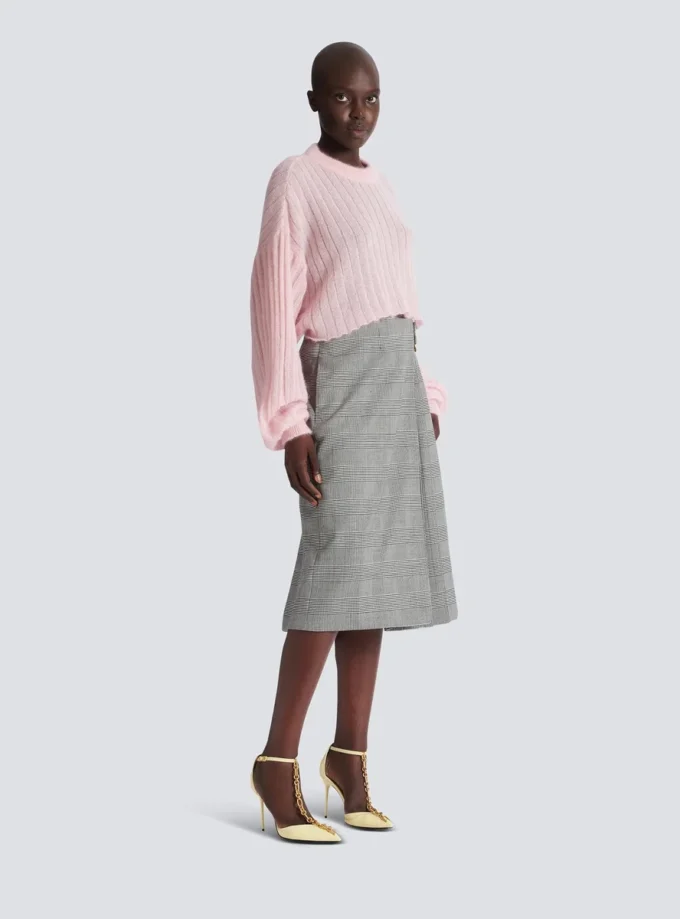 Cropped mohair jumper Cropped mohair jumper