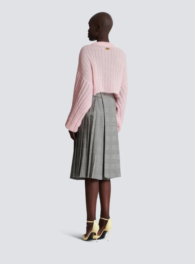 Cropped mohair jumper Cropped mohair jumper