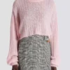 Cropped mohair jumper Cropped mohair jumper