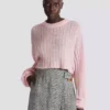 Cropped mohair jumper Cropped mohair jumper
