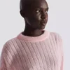 Cropped mohair jumper Cropped mohair jumper