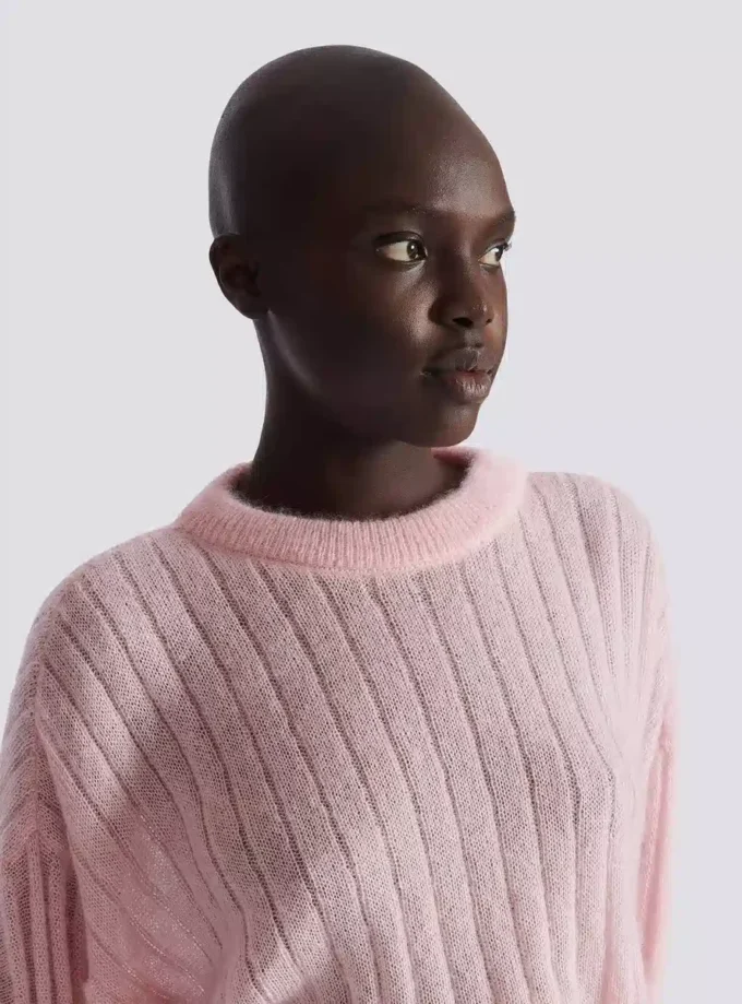Cropped mohair jumper Cropped mohair jumper