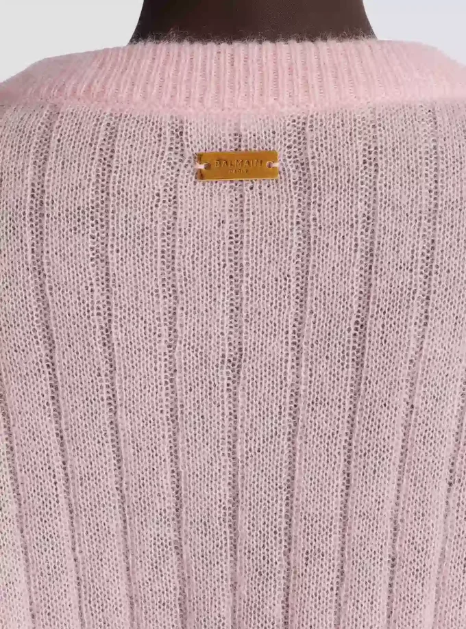 Cropped mohair jumper Cropped mohair jumper