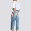 Cropped T-shirt with Balmain Paris print Cropped T-shirt with Balmain Paris print