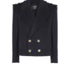 Cropped wool reefer jacket Cropped wool reefer jacket