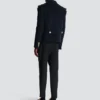 Cropped wool reefer jacket Cropped wool reefer jacket