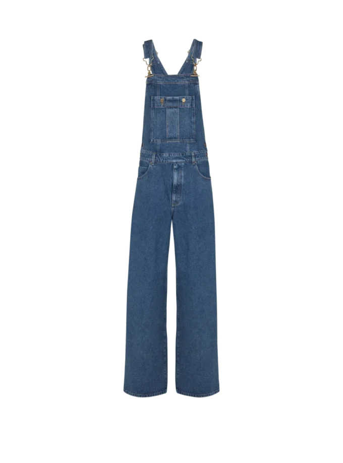 Dark blue denim dungarees Dark blue denim dungarees