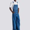 Dark blue denim dungarees Dark blue denim dungarees
