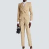 Darted 7/8 trousers in cotton gabardine Darted 7/8 trousers in cotton gabardine