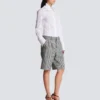 Darted shorts with Prince of Wales check Darted shorts with Prince of Wales check