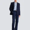 Darted trousers in cotton twill