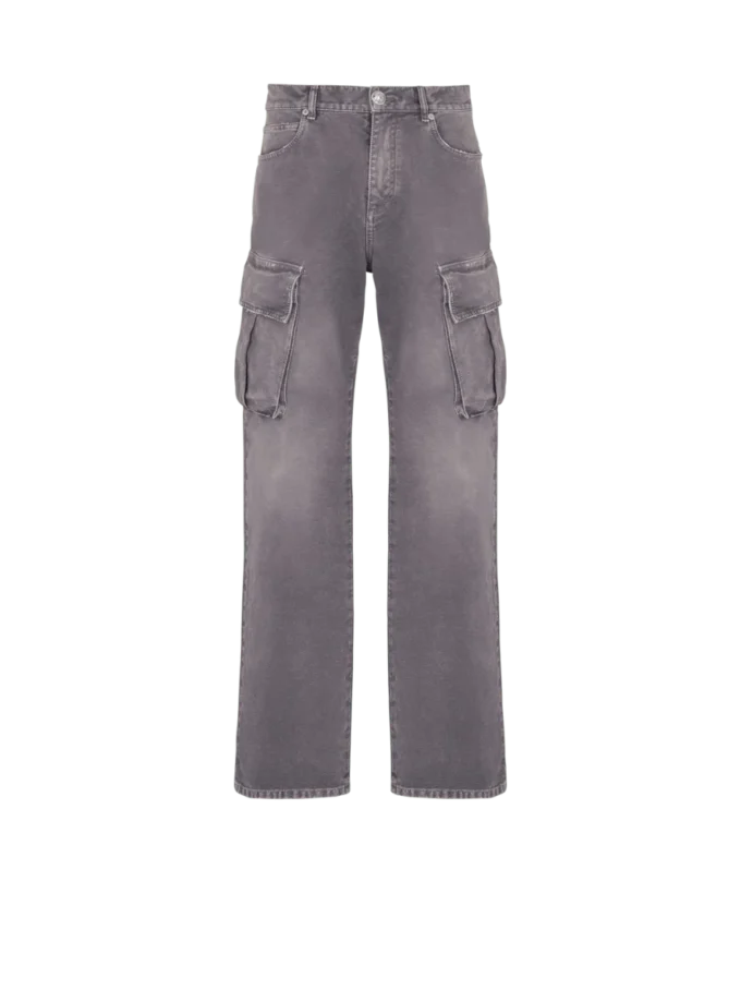 Denim loose-fit cargo jeans Denim loose-fit cargo jeans