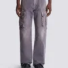 Denim loose-fit cargo jeans Denim loose-fit cargo jeans