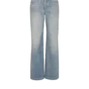 Diamond denim straight-fit jeans