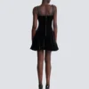 Embellished strappy velvet dress Embellished strappy velvet dress