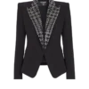 Embroidered 6-buttons jacket