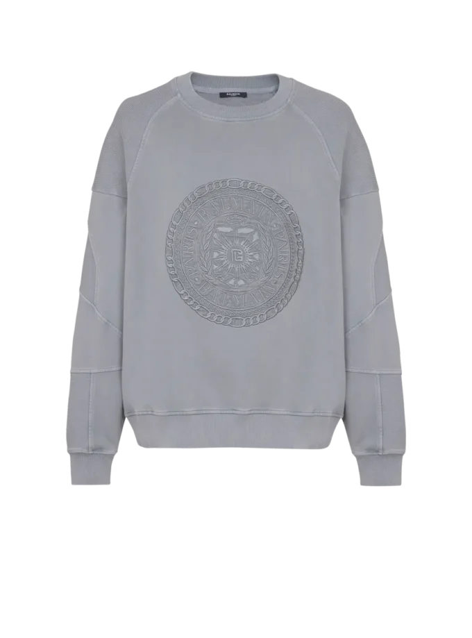 Embroidered Balmain Médaille sweatshirt Embroidered Balmain Médaille sweatshirt
