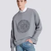 Embroidered Balmain Médaille sweatshirt Embroidered Balmain Médaille sweatshirt