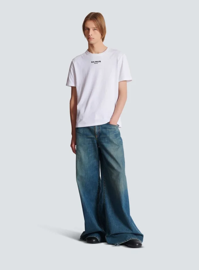 Embroidered Balmain Paris T-shirt Embroidered Balmain Paris T-shirt