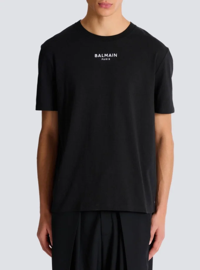 Embroidered Balmain Paris T-shirt Embroidered Balmain Paris T-shirt